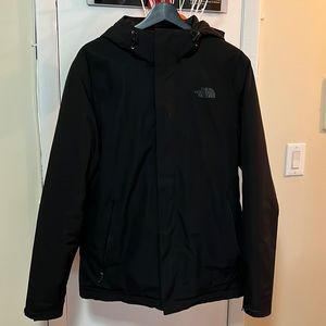 North Face winter jacket black size medium